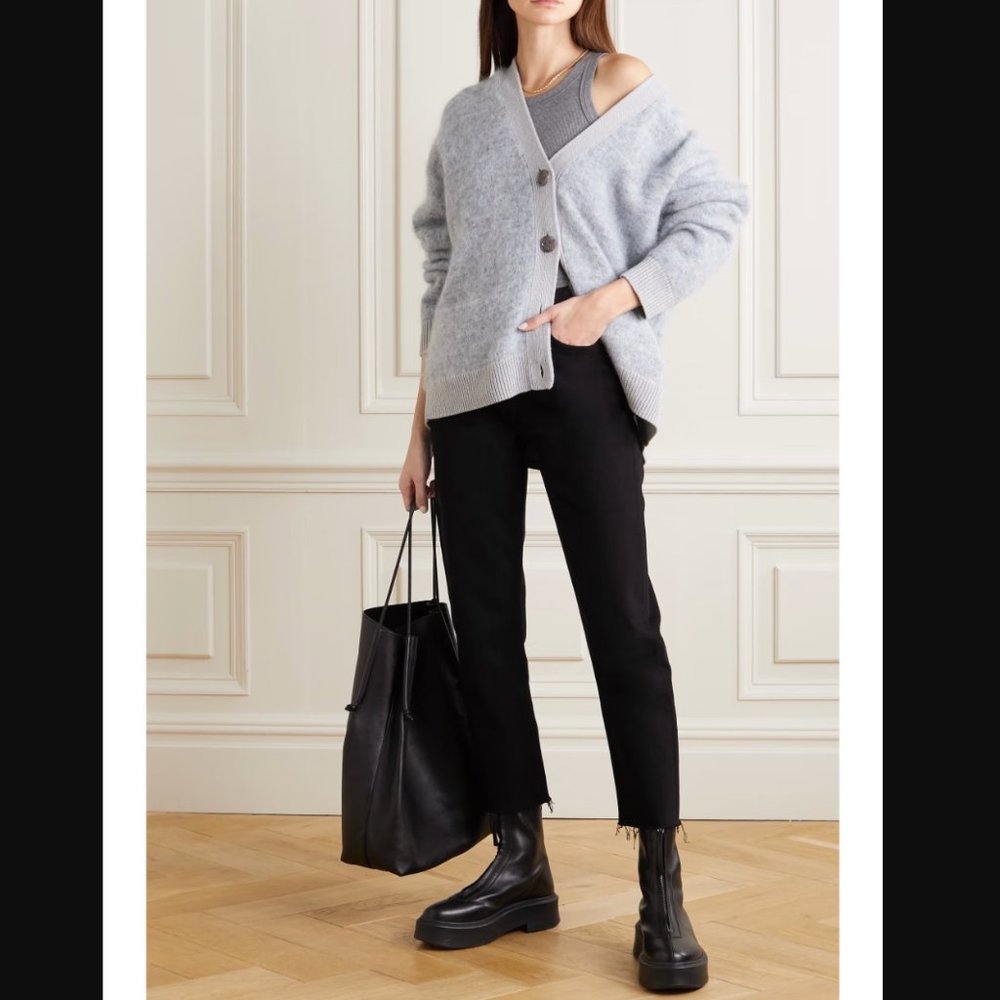 RE/DONE High Rise Stove Pipe Jeans